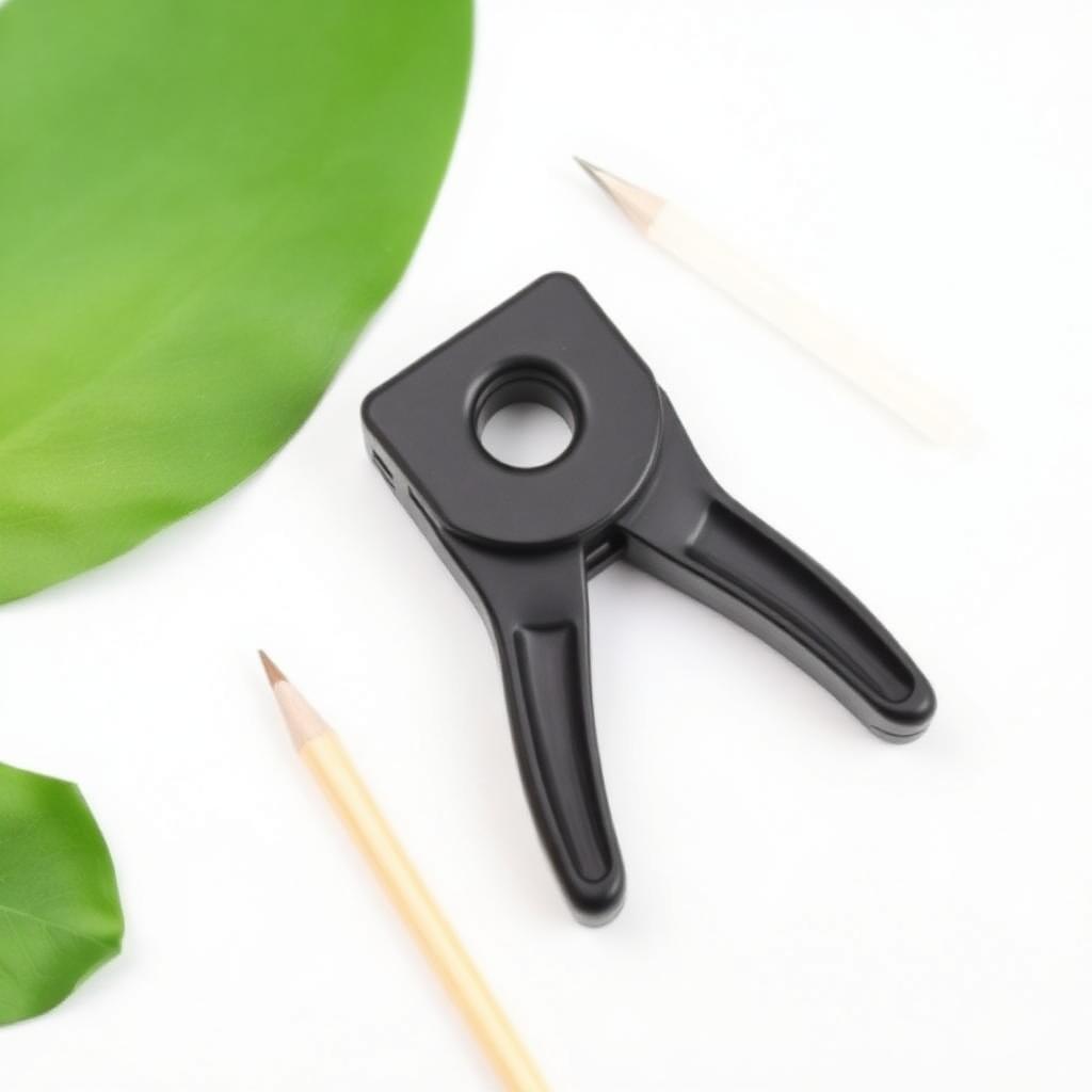 Mini Perfurador de Papel 6mm — Furo Único Manual
